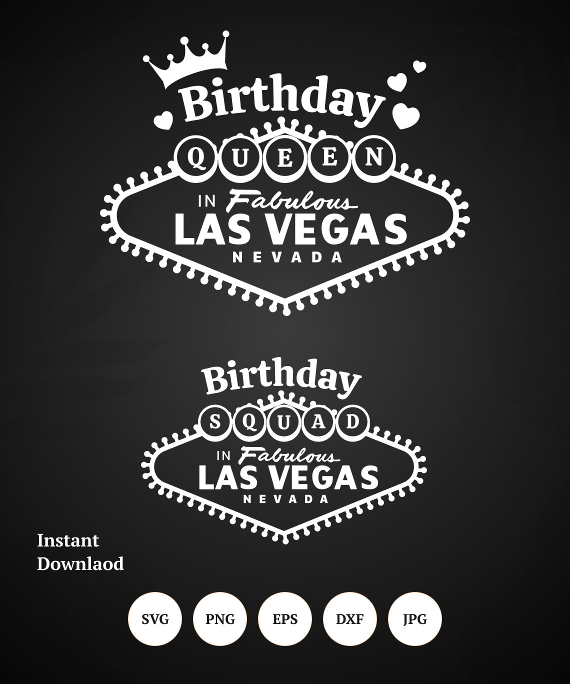 Las Vegas Birthday Queen Las Vegas Birthday Squad Las Vegas Etsy