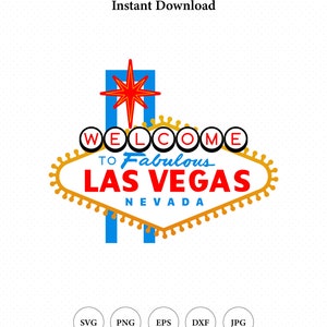 Tablero de letreros de Las Vegas, SVG de Las Vegas, letrero de Las Vegas, Fabulosa Las Vegas - Descarga instantánea, Descarga digital