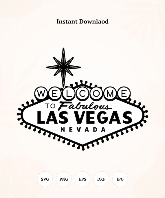 Las Vegas Sign Board Las Vegas SVG Las Vegas Sign Fabulous - Etsy