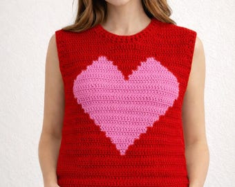 Heart Vest | PATTERN - Etsy