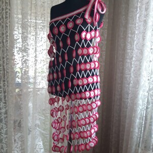 evil eye crochet dress Crochet Evil Eye Beach Skirt: Knitted Pareo Cover- Up