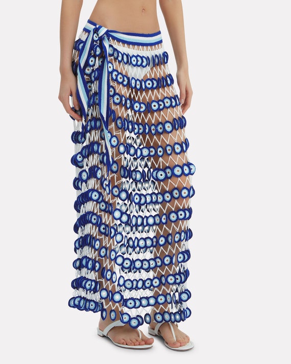 evil eye crochet dress Leslie Amon