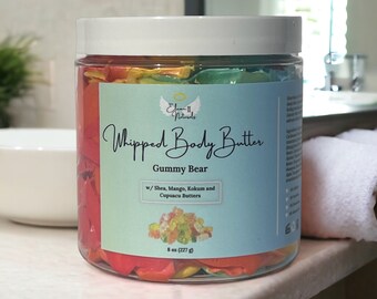 Whipped Body Butter, Body Butter - Gummy Bear Scent