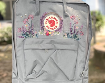 Fjallraven kanken grey and pink deals