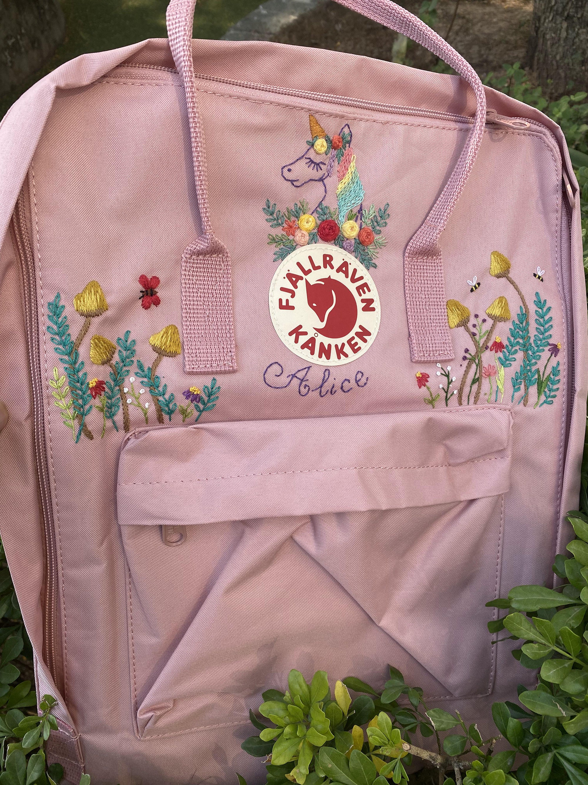 Mochila kanken fjallraven bordada/mochila kanken bordada/mochila kanken  fjallraven bordada floral -  España