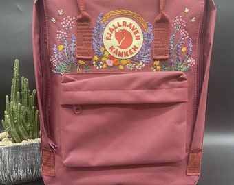Custom Embroidered Fjallraven Kanken Backpack/ Kanken Embroidery