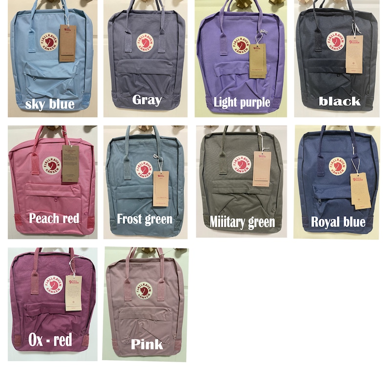 Fjallraven Kanken Backpack Custom Embroidered Heartstopper Etsy