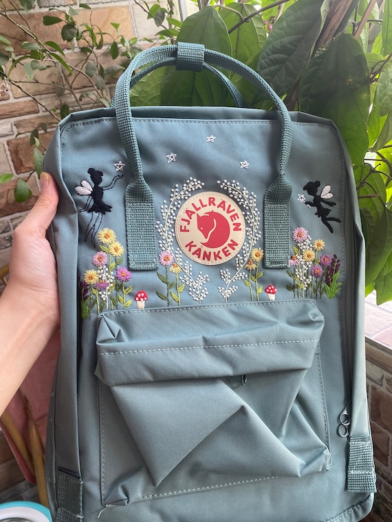 Floral Embroidered Fjallraven Kanken Backpack/ Kanken  display picture 1