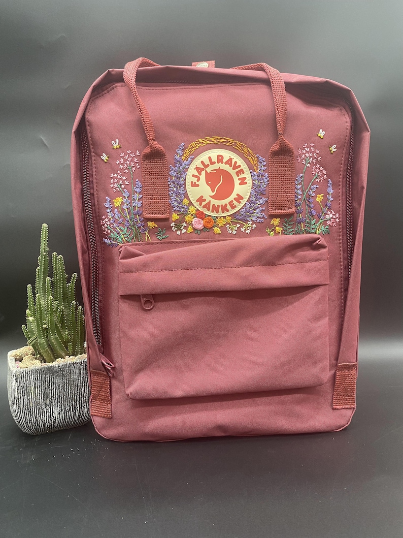 Custom Embroidered Fjallraven Kanken Backpack/ Kanken Etsy