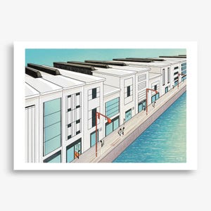 Stampa Pianoforte - Poster Città Musicale - Regalo per Amanti della Musica - Regalo per Pianisti - Illustrazione Originale by Eolotti