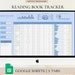 Digital Book Tracker Log Template Google Sheets, Book Journal Library ...