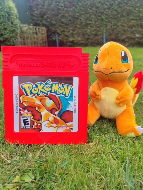 Red Version Gameboy Color Pokemon Vuur Rood Cartridge Label