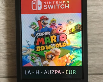 Super Mario 3D World Nintendo Switch Cartridge, Giant Memorabelia