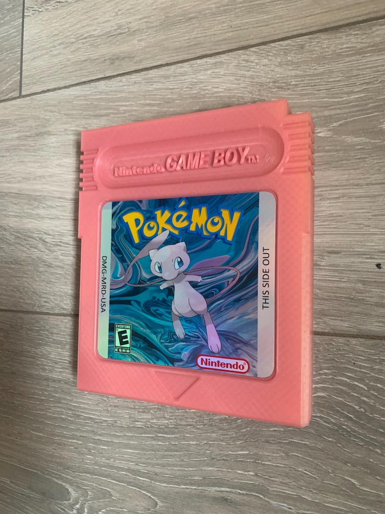 Pokemon Mew, Giant Size Nintendo Gameboy Pink Cartridge, Great Gift ...
