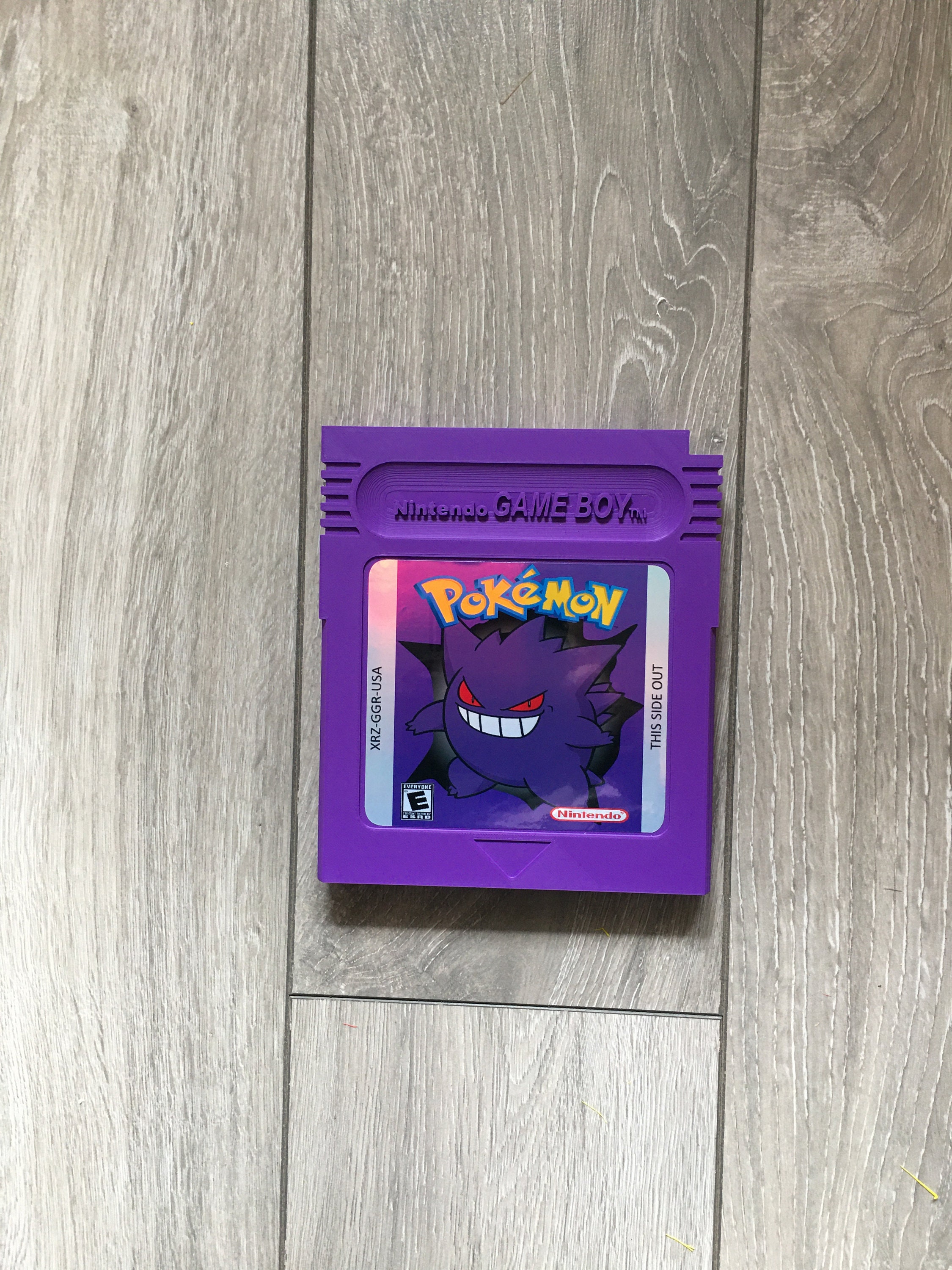Pokemon ゲンガー クリア紫色 任天堂 CGTSJ 約2㎝　平成レトロ商品 Pokemon ゲンガー クリア紫色 任天堂 CGTSJ 約2㎝ 平成レトロ