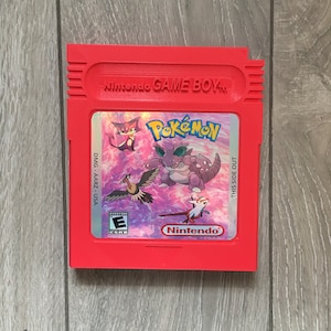 セール: ポケモン ミックス キャラクターの巨大ゲームボーイ カートリッジ。ゲーム ルームの壁の装飾/ディスプレイに最適です。