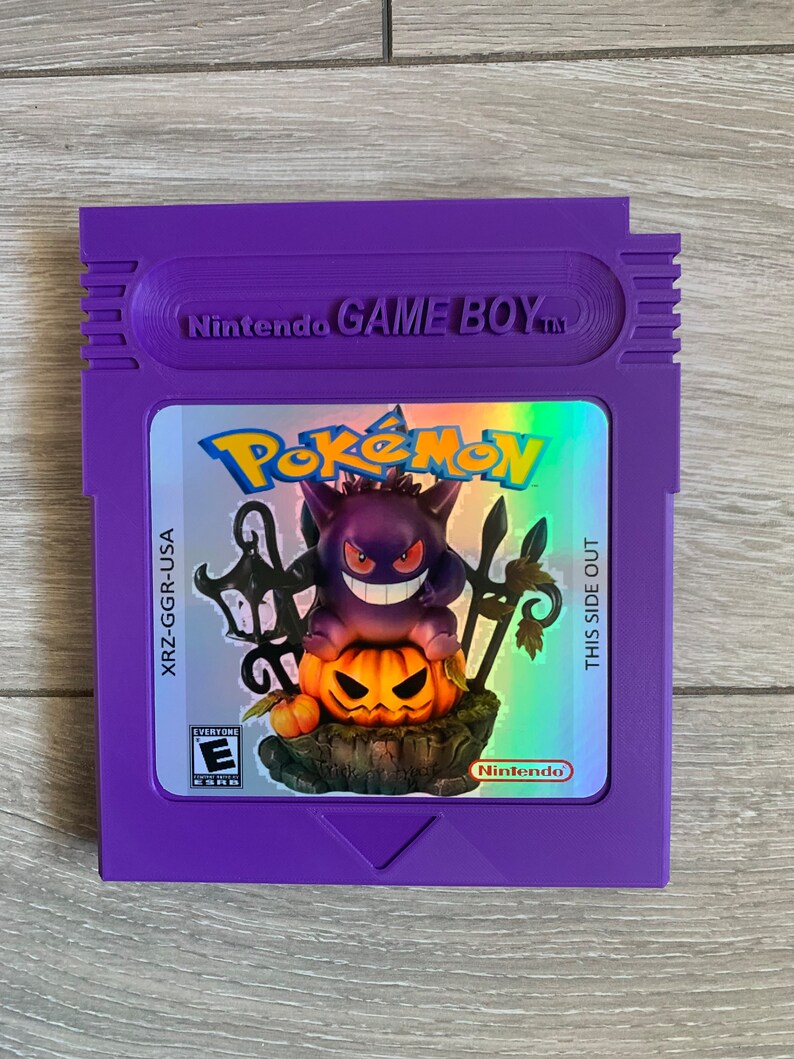 Halloween Special Edition, Gengar Gameboy Giant Cartridge, Great Gift