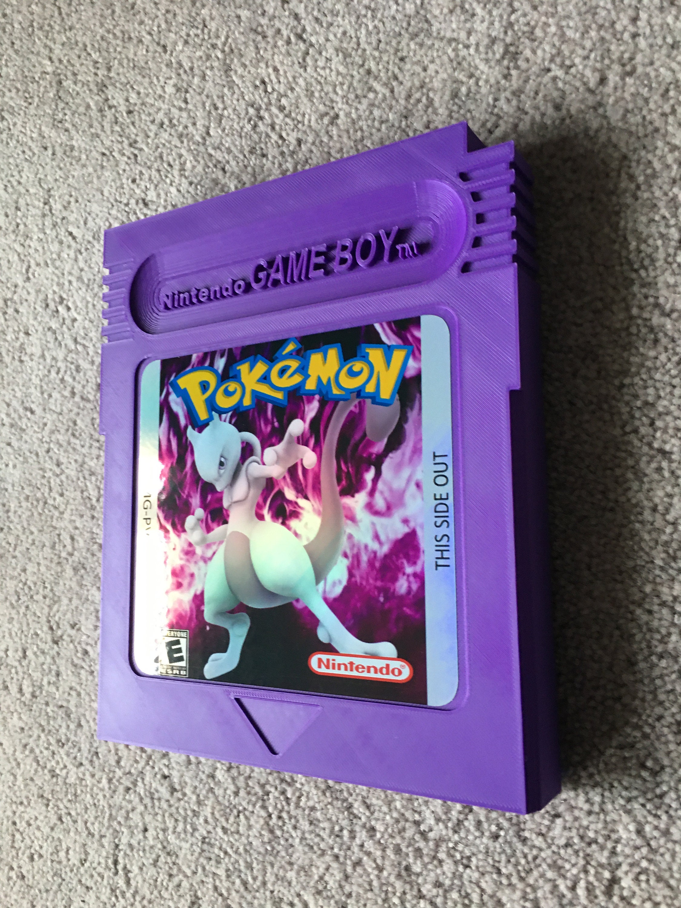 ポケモン パープル ミュウツー 巨大サイズ 任天堂 ゲームボーイ