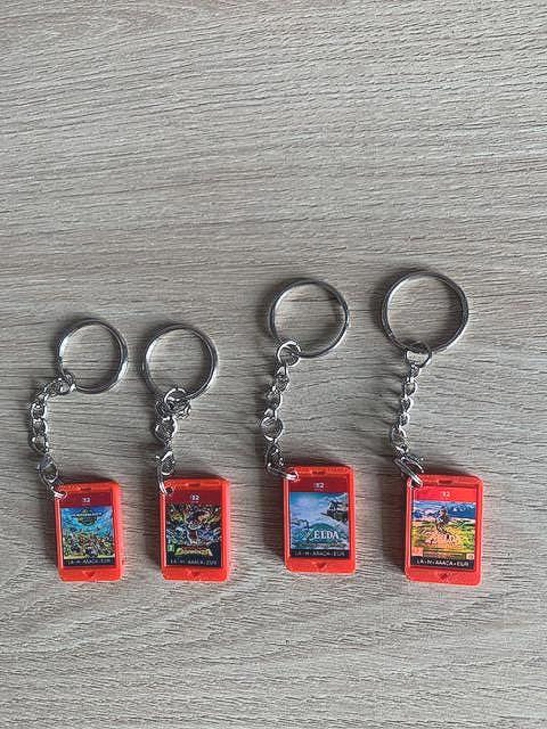 Nintendo Switch2 Keyrings. Zelda BOTW, Zelda TOTK, Mariokart World