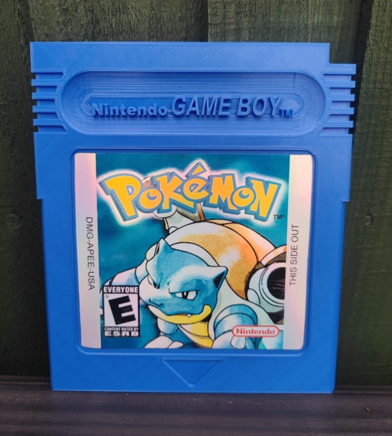 Mappe solid koncert Pokemon Blue Giant Size Nintendo Gameboy Cartridge Great Gift - Etsy