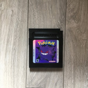 ポケモン ゲンガー 巨大サイズ 任天堂 ゲームボーイ ブラック カートリッジ。ゲームルームの壁の装飾/ディスプレイに最適なギフトアイデア。