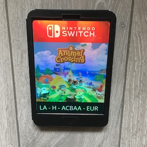 巨大サイズの Nintendo Switch カートリッジ、Animal Crossing、ゲームルームの壁の装飾/ディスプレイに必須のアイテム。