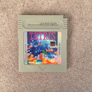 Tetris Giant Size Nintendo Gameboy Cartridge, Great gift idea for gaming Room wall decor/display.