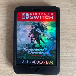 Xenoblade Cronicles X Definitive Edition、巨大サイズの Nintendo Switch カートリッジ、ギフトのアイデア、ゲームルームの壁の装飾/ディスプレイに必須のアイテム。