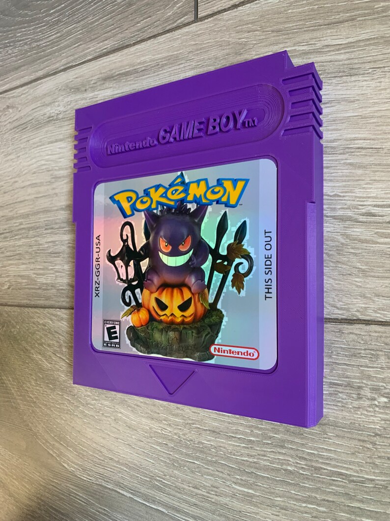 Halloween Special Edition, Gengar Gameboy Giant Cartridge, Great Gift