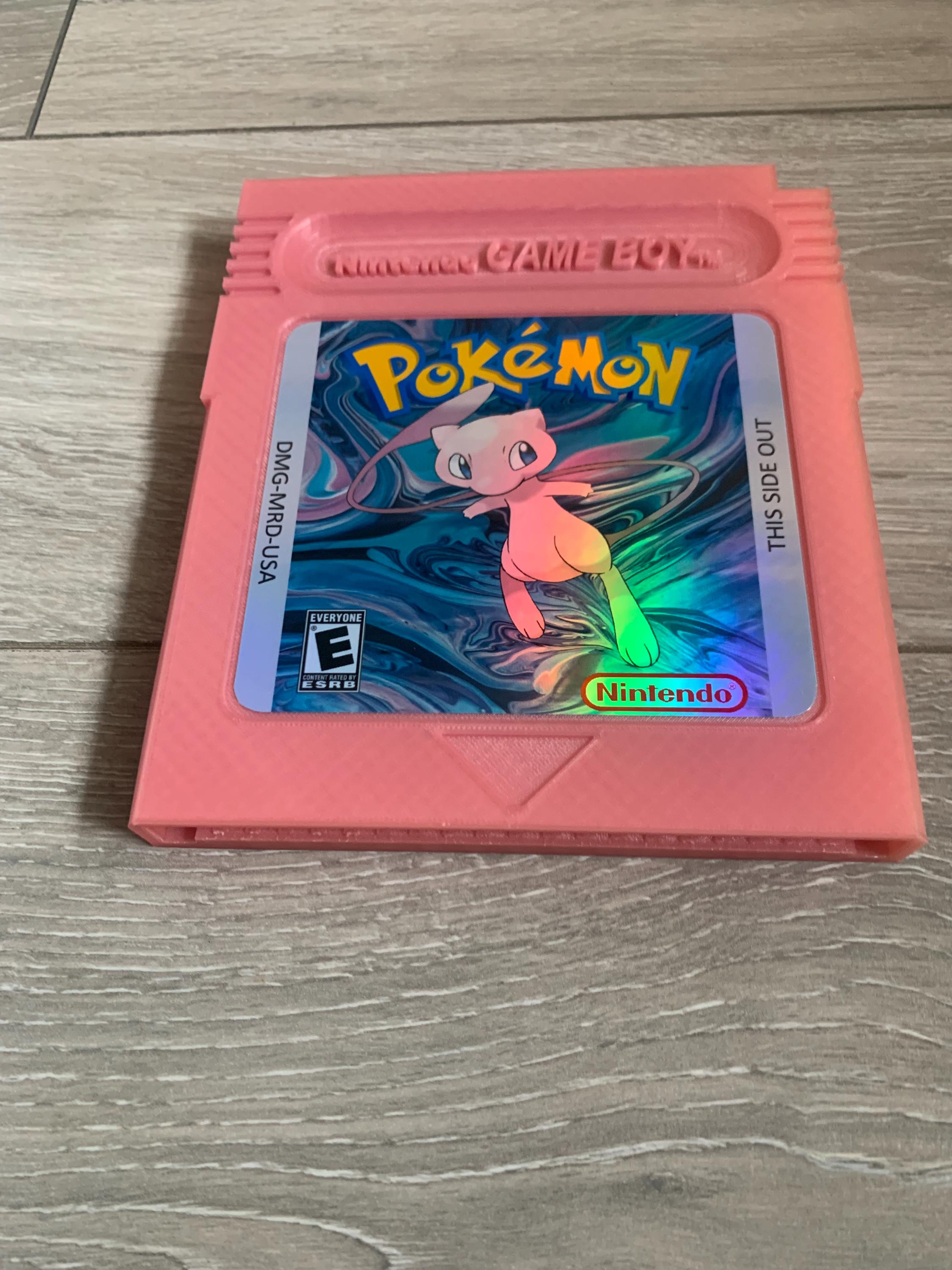 Pokemon Mew, Giant Size Nintendo Gameboy Pink Cartridge, Great Gift ...