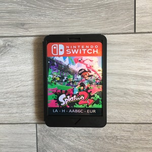 スプラトゥーン 2、巨大サイズの Nintendo Switch カートリッジ。ゲームルームの壁の装飾/ディスプレイに欠かせないアイテムです。