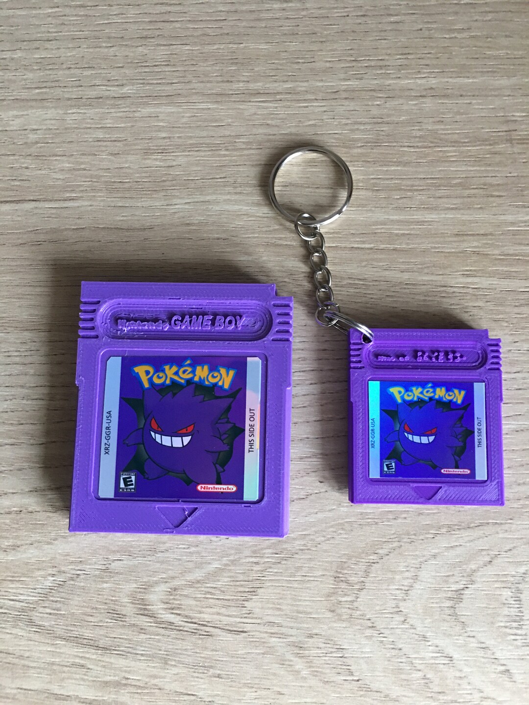 Pokemon Gengar Keyring & Fridge Pack Retro Gameboy Etsy