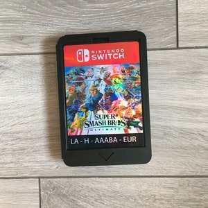 スーパースマッシュブラザーズ アルティメット Nintendo Switch 巨大サイズカートリッジ。ゲームルームの壁の装飾/ディスプレイに欠かせないアイテムです。