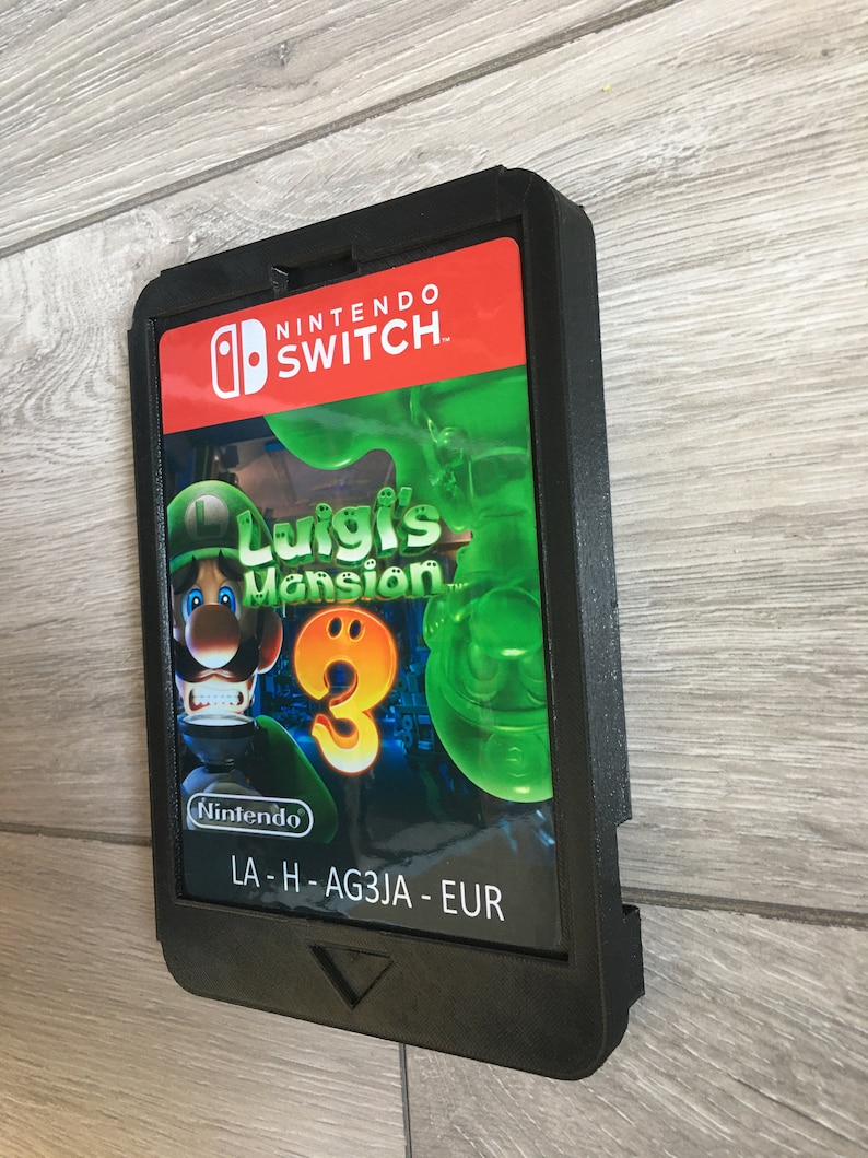 Cartucho gigante para Nintendo Switch, Luigi's Mansion 3. Imprescindible para cualquier decoración o exhibición de pared de una sala de juegos. imagen 3