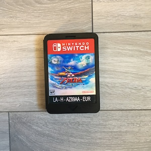 ゼルダ、スカイウォードソード、巨大サイズのニンテンドースイッチカートリッジ、ギフトに最適、ゲームルームの壁の装飾/ディスプレイに必須のアイテム。