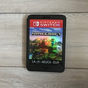 Minecraft、巨大サイズの Nintendo Switch カートリッジ、ギフトに最適、ゲームルームの壁の装飾/ディスプレイに必須のアイテム。