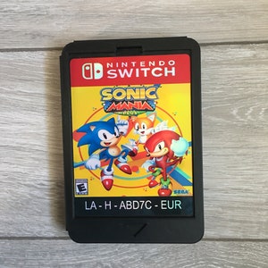 ソニックマニアプラス、巨大サイズのニンテンドースイッチカートリッジ。ゲームルームの壁の装飾/ディスプレイに欠かせないアイテムです。