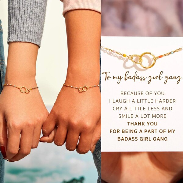 Badass Girl Gang Bracelet Etsy