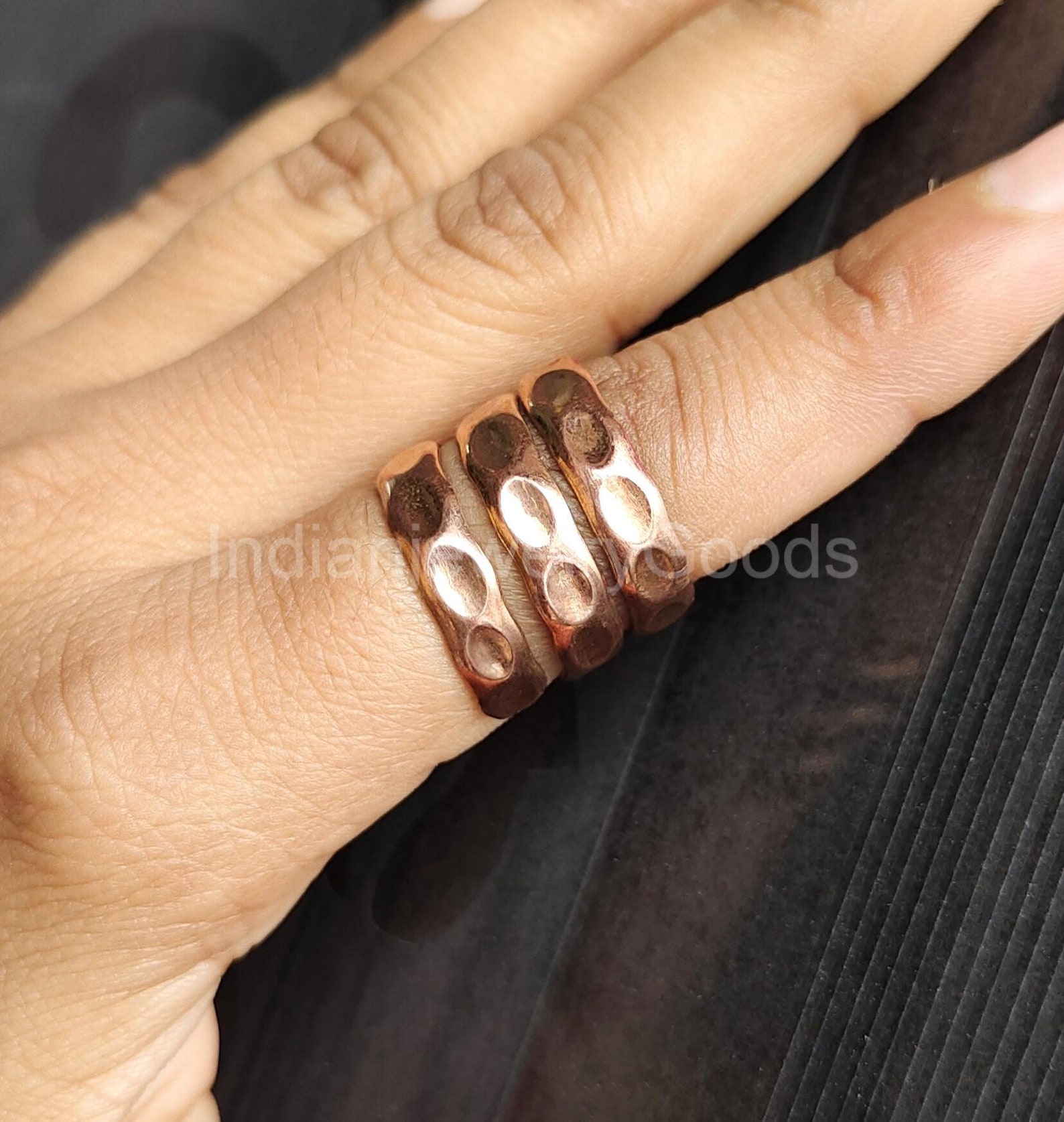 Stack Ring Dainty Ring Stack Ring Copper Band Simple Copper Ring ...