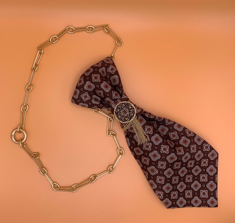 Tie One on Necktie Necklace Etsy