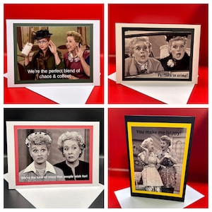 Lucy & Ethel Friendship Blank Cards (set of 4)