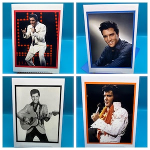 Cartões de felicitações ELVIS para todas as ocasiões (conjunto de 4)