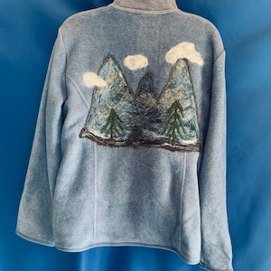 NEEDLE FELTED Mountains Artisan Jacket