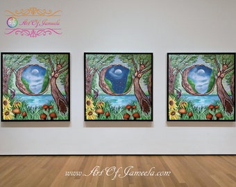 Mystical Day | Art of Jameela | Framed Art