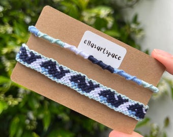 Whale Bracelet Set | Ocean Friendship Bracelet | Summer Jewelry Style | Beachy Gift For Her, Him, Friend, Kids | Chinese Staircase