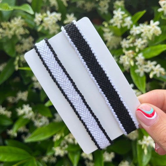 Black and white chevron bracelet outlet