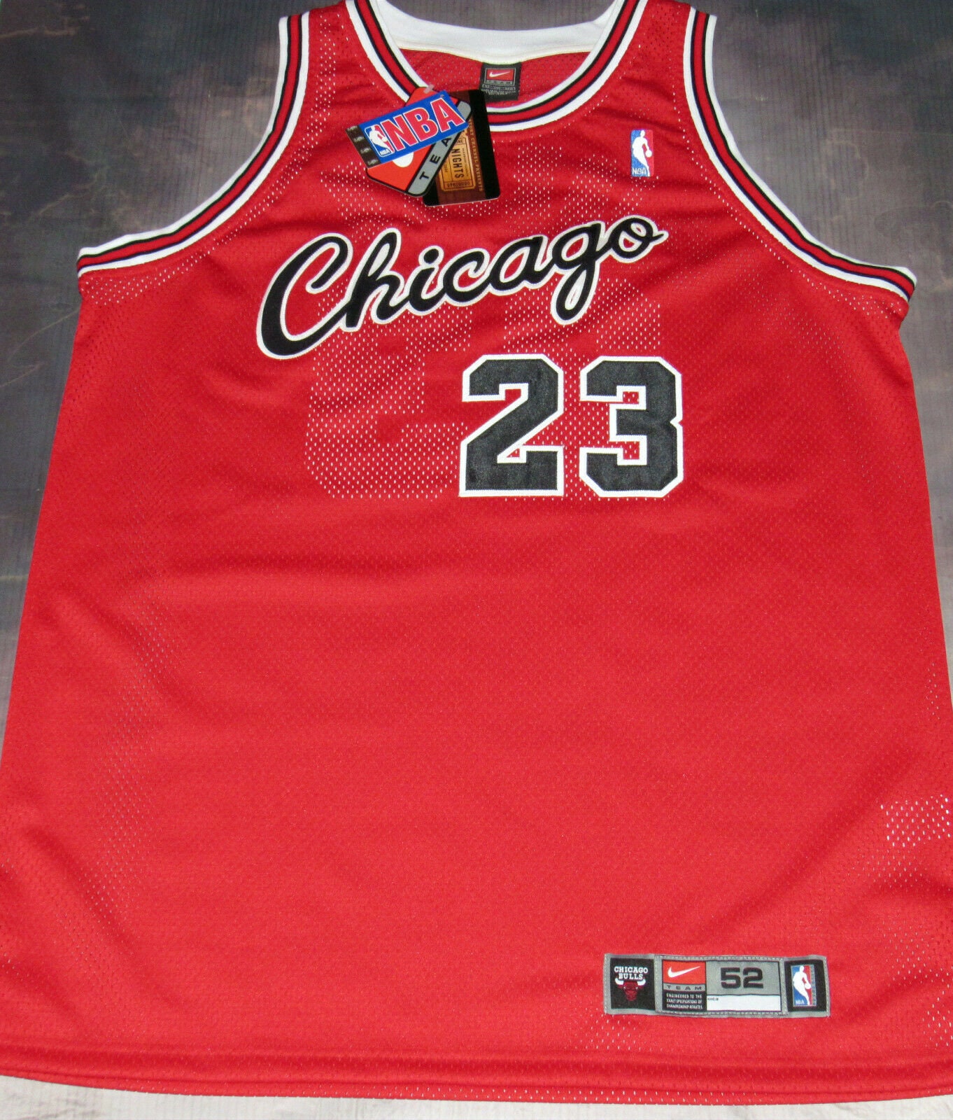 100% Authentic Nike Bulls Michael Jordan Rookie Jersey Size 44 Retro New  Large
