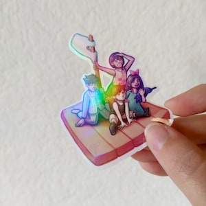 Omori Raft 3&quot; Holographic Vinyl Sticker