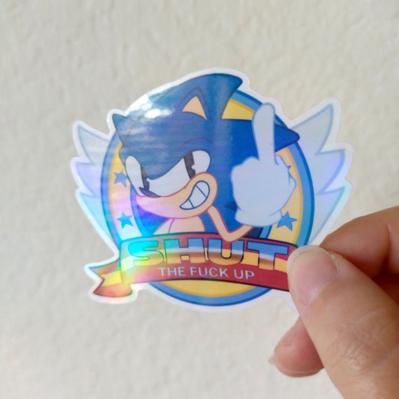 Sonic The Hedgehog- Metal Sonic 3- 10 Vinyl Decal Stickers