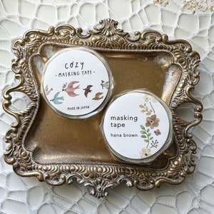 Mind Wave Books | Birds | Flowers Washi Tape for Journals, Scrapbook, Junk Journals, Planners